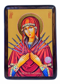 СЕМИСТРЕЛЬНАЯ   ↕17.5см ↔12.5см Дерево Литография