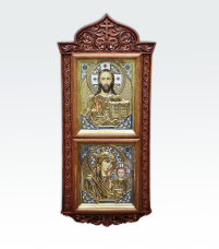 Двойник Вседержитель Казанская   75/36см