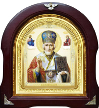 НИКОЛАЙ ЧУДОТВОРЕЦ   ↕29см ↔26см Литография 