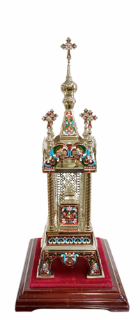 ДАРОЗБЕРІГАЛЬНИЦЯ    ↑60см ⟷17.5см   з ковпаком Нікель Емаль