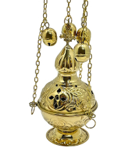 КАДИЛО   ↕60см ↑19см ↔9,5см   Латунь  Греция   (691B)