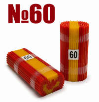 1кгСвічки   РІЗНОКОЛЬОРОВІ  Парафінові №60   Кількість-150шт