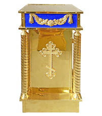 ПІДСТАВКА Синя  ↕92см ↔50см ↕50см   Булат Оксамит (02881)