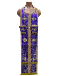 Требний набір ЄПИТРАХИЛЬ і ПОРУЧІ Фіолетовий Парча