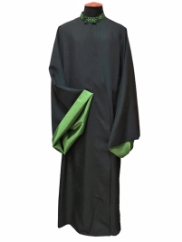 РЯСА чорна зелена 56р Габардин Атлас Вишивка Український орнамент