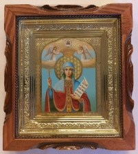 ПАРАСКЕВА  ↕19см ↔17см Дерево Литография 