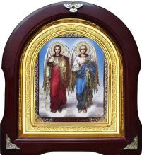 МИХАИЛ и ГАВРИИЛ АРХАНГЕЛЫ   ↕29см ↔26см Литография 