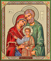 Литография  12/10см  СВЯТОЕ СЕМЕЙСТВО  Украинский язык