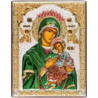 ПРИСТРАСНА (ВСЕПОМІЧНИЦЯ, НУСТАНОЇ ПОМОЧІ)   ↕23см ↔18см МДФ Сріблення Золочення Шовкографія Італія