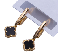 СЕРЕЖКИ Медичний сплав №467 "Конюшина" 