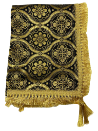 СКАТЕРТИНА   Чорна   р1,55/1,55 м   Парча