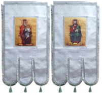 ХОРУГВИ Білий   ↕120см ↔65см Парча