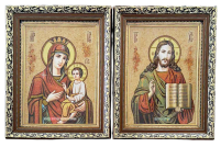 Пара Вседержитель  Скоропослушниця   ↕39см ↔30см Бурштин