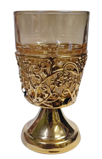 ЛАМПАДА  напрестольна   ↕12,5см Ø7см   Латунь Китай