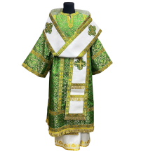 Архиерейское облачение Зеленое Парча 