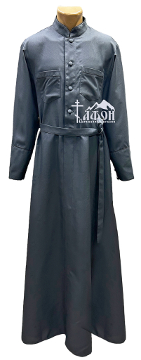 Підрясник болгарський   Сірий 48р   Штучний шовк СОФТ  Кант