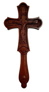 ХРЕСТ Требний   ↕24,5см ↔11см Деревяний Греція   