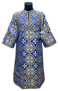 СТИХАРЬ   Синій   д130см   Парча   