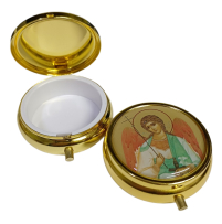 ШКАТУЛКА  ↕1,8см ↔5см Латунь АНГЕЛ ХРАНИТЕЛЬ