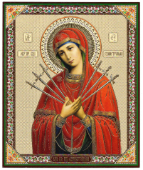 Литография  12/10см   СЕМИСТРЕЛЬНАЯ  Украинский язык