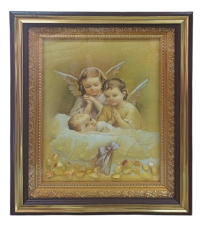 ЯНГОЛЯТА   ↕27см ↔22см  Бурштин