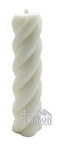 Свеча   ДЛЯ ДОМА №2 Спиральная   ↕20см ↔4.5см Парафин