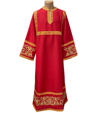 СТИХАРЬ   Червоний   д140см    Габардин   Вишивка 