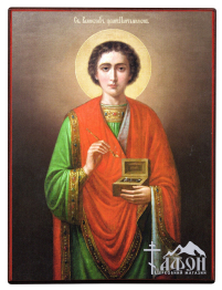 ПАНТЕЛЕЙМОН   ↕16см ↔12см МДФ Поліграфія