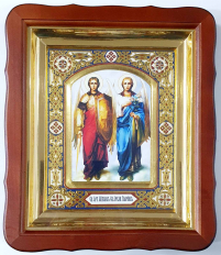 МИХАЇЛ і ГАВРИЇЛ Архангели   32/27,5см   Літографія