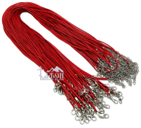 ШНУРОК Червоний   55см   Карабін   ЛАК тонкий