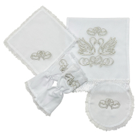 ВЕНЧАЛЬНЫЙ НАБОР Габардин Серебро