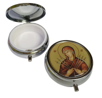 ШКАТУЛКА  ↕1,8см ↔5см Никель СМЯГЧЕНИЕ ЗЛЫХ СЕРДЕЦ