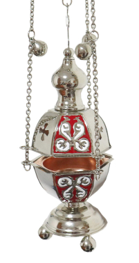 КАДИЛО   ↕61см ↑26см ↔9см   Нікель Емаль Україна 