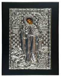 ІОАН   ↕23см ↔18см МДФ PVD(посріблення) Греція