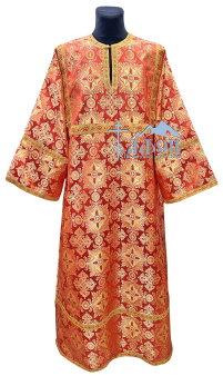 СТИХАРЬ   Красный   р54/д150см   Парча   