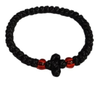 Браслет з грецьким плетінням "Комбоскіні" Чорний Дитячий 