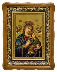 СТРАСТНАЯ (ВСЕПОМОГАЮЩАЯ, НЕУСТАННОЙ ПОМОЩИ)   42/32см   Литография