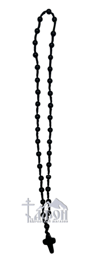 Чётки 35 Черные ↕ 34,5см