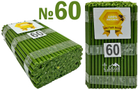 1кгСвечи ВОСКОВЫЕ Зеленые №60К   Количество-150шт