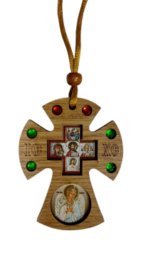 ПІДВІСКА хрест  ↕7см ↔5,2см Янгол Охоронець