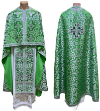 Облачення  Зелене  52р/д145см   Парча "Сонях"