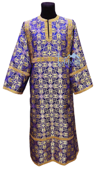 СТИХАРЬ   Фіолетовий   д140см   Парча  