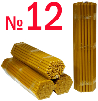 Свечи ПАРАФИНОВЫЕ Темные №12   Количество-52шт