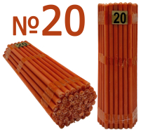 1кгСвечи ПАРАФИНОВЫЕ Коралловые  №20К   Количество-50шт