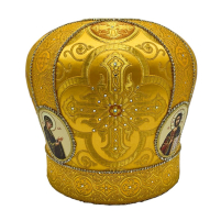 МИТРА   Жовта   Розмір 57   Парча  