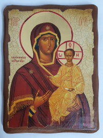 СМОЛЕНСКАЯ   17/13см Дерево Литография