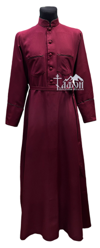 Підрясник болгарський   Бордовий  50р   Штучний шовк СОФТ  Кант