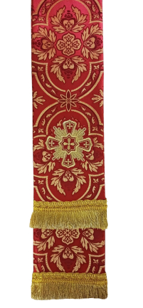 ЗАКЛАДКА для Евангелия Красная 11/140см Парча