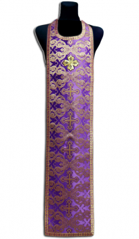 Требний набір ЄПИТРАХИЛЬ і ПОРУЧІ Фіолетовий Парча