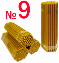 Свечи ПАРАФИНОВЫЕ Темные №09   Количество-50шт